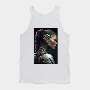 Cyberpunk Augmented Female Tank Top